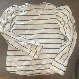 Zara stripped puffed sleeve striped shirt - doesn’t fit anymore.